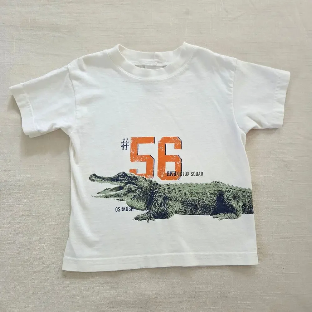 Vintage Oshkosh Alligator Cotton Tee 3t